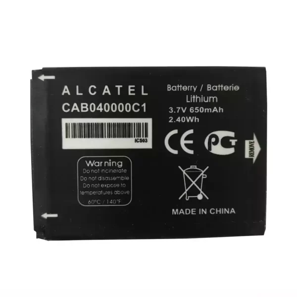 Batterie Interne CAB04000C1 pour Alcatel OT203