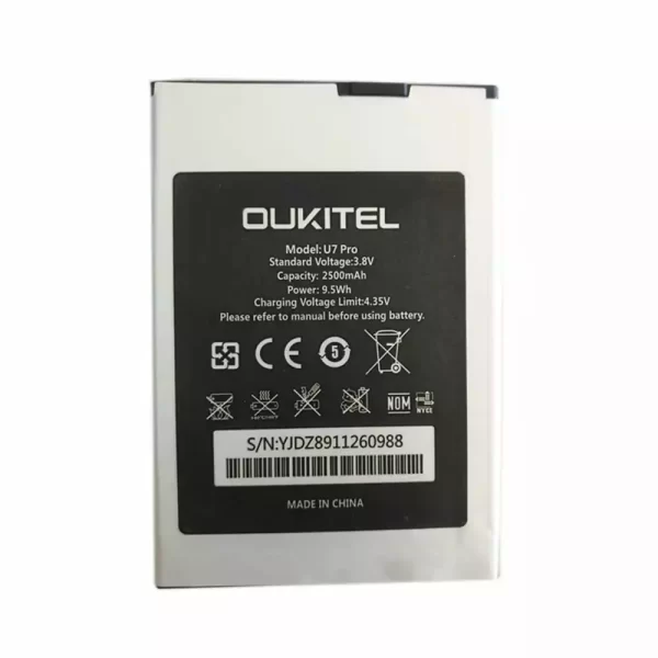 Batterie Interne pour OUKITEL U7 Pro