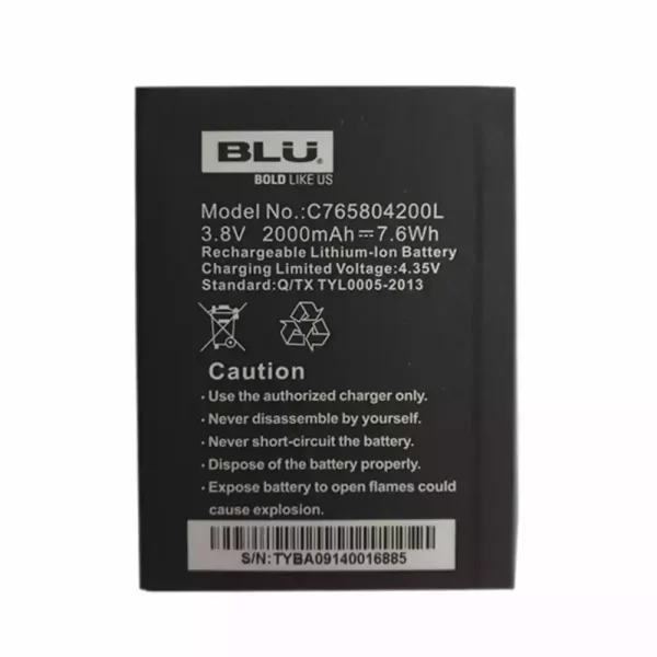 Batterie Interne pour BLU C765804200L