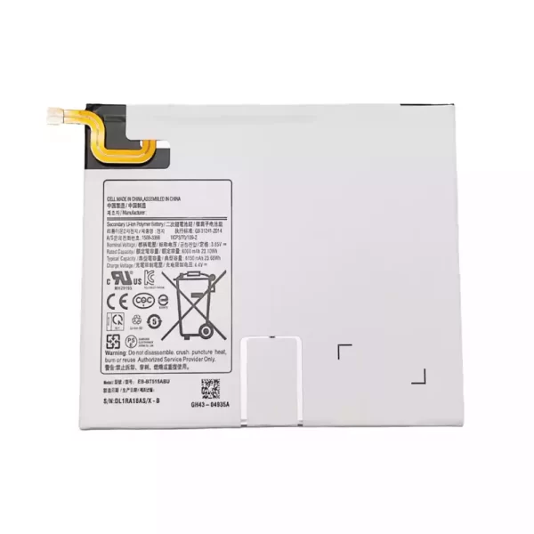 Batterie pour Tablette Samsung EB-BT515ABU,Galaxy Tab A T510,SM-T510,SM-T515