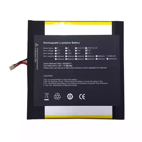 Batterie pour Tablette Jumber EZpad i7,H-38134150P