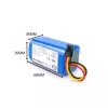 Batterie pour Aspirateur robot TOMEFON TCN805 MCN858 TF-880S TF-G808 TF-G7 – Image 2