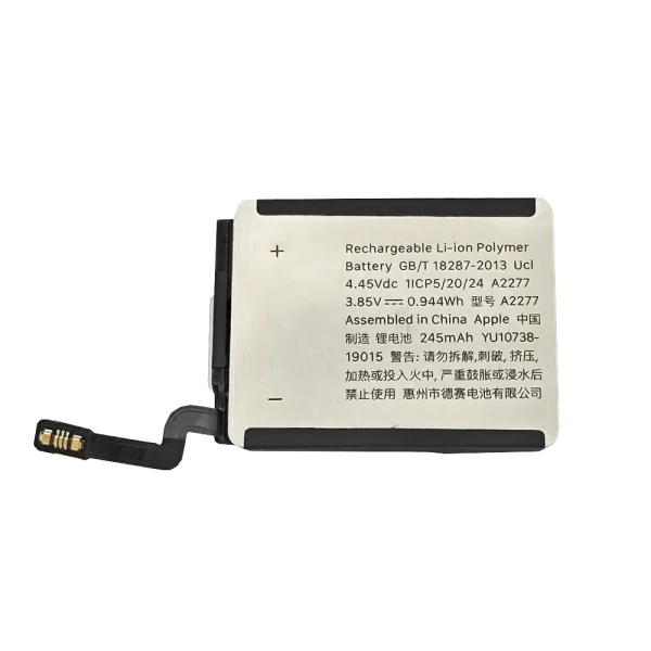 Nouvelle batterie A2277 pour Apple Watch Series 5 (40mm),Apple Watch SE 2020 (40mm),Apple Watch SE 2nd LTE 2022 (40mm)