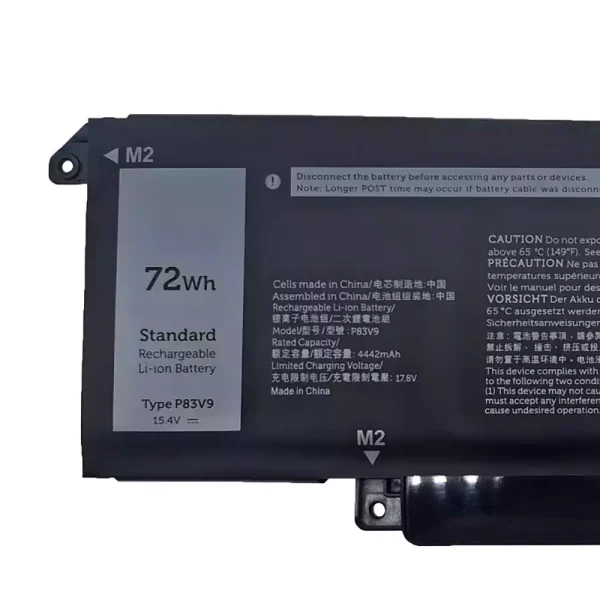 Batterie pour ordinateur portable DELL P83V9 – Image 3