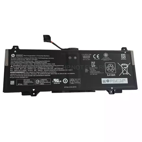 Batterie pour ordinateur portable HP GG02XL