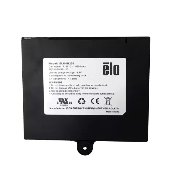 Batterie pour ordinateur portable ELO ELO-IN250 7167103