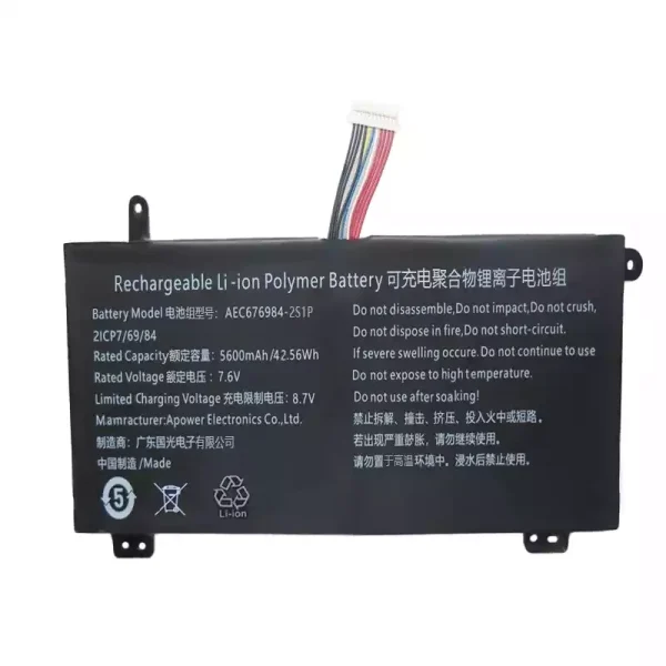 Batterie pour ordinateur portable AEC676984-2S1P – Image 3