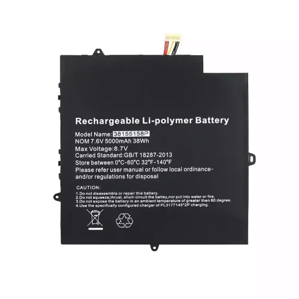 Batterie pour ordinateur portable 38155158P Jumper EZBook X4 Pro
