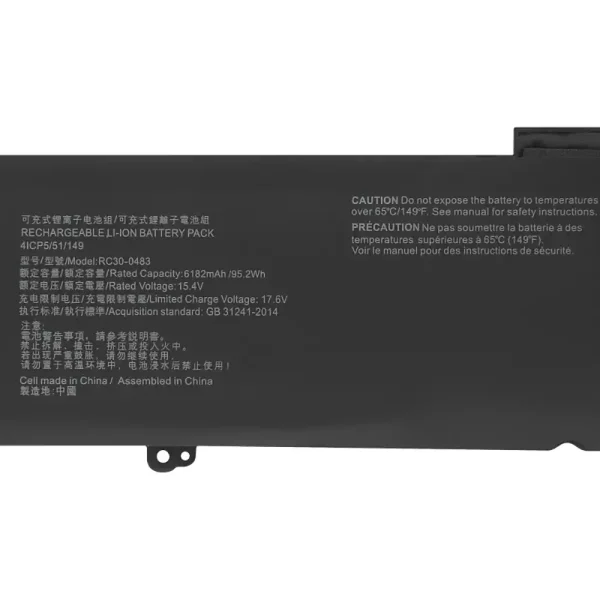 Batterie pour ordinateur portable RAZER RC30-0483 RZ09-0510,BLADE 16 2023 – Image 3