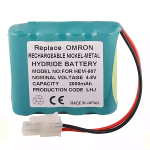 Nouvelle batterie pour Omron HEM-907,HEM-907XL,48H907N-AU