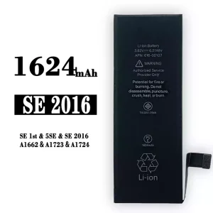 Batterie 616-00107 pour iPhone 5SE/SE 1st/SE 2016/