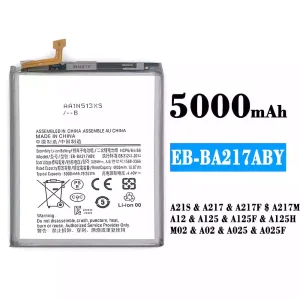 Batterie EB-BA217ABY pour Samsung  A21S/A217/A217F/A217M/A12/A125/A125F/A125H/M02/A02/A025/A025F