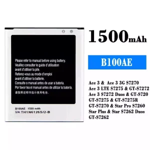 Batterie B100AE pour Samsung Ace 3