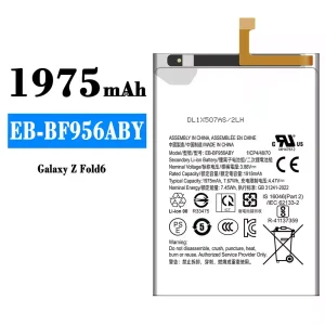 Batterie EB-BF956ABY pour Samsung Galaxy Z Fold 6