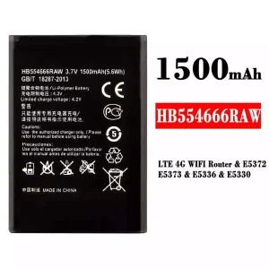 Batterie HB554666RAW pour HUAWEI LTE 4G WIFI Router / E5372 / E5373 / E5336 / E5330