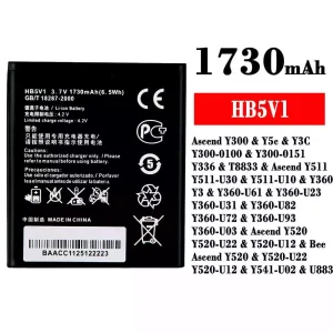 Batterie HB5V1 pour HUAWEI Ascend Y300 / Ascend Y511 / Aseend Y520