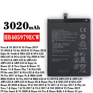 Batterie HB405979ECW pour HUAWEI Y6 2019 / Y5 2018