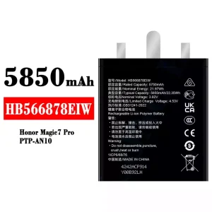Batterie HB566878EIW pour HUAWEI Honor Magic 7 Pro