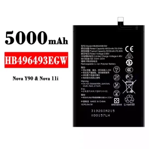 Batterie HB496493EGW pour HUAWEI Nova Y90/Nova 11i