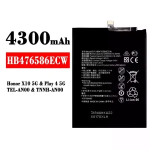 Batterie HB476586ECW pour HUAWEI Honor X10 5G / Play 4 5G