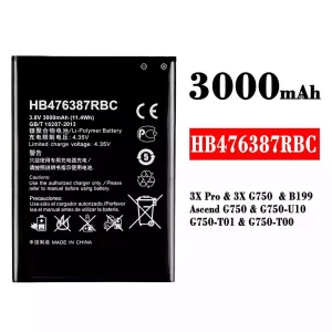 Batterie HB476387RBC pour HUAWEI 3X Pro