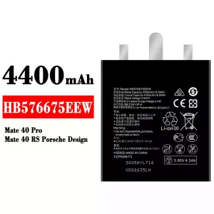 Batterie HB576675EEW pour HUAWEI Mate 40 Pro SL31403