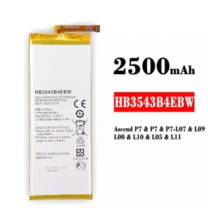 Batterie HB3543B4EBW pour HUAWEI P7