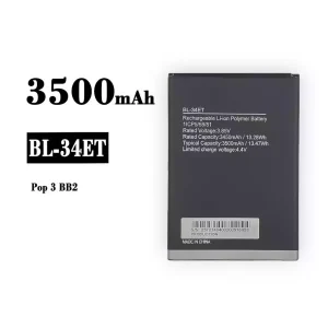 Batterie BL-34ET pour Tecno Pop 3