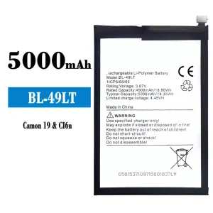 Batterie BL-49LT pour Tecno Camon 19