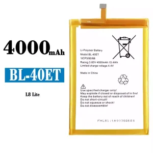 Batterie BL-40ET pour Tecno L8 lite