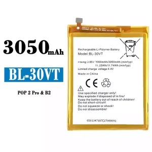 Batterie BL-30VT pour Tecno POP 2 Pro / B2