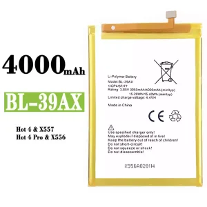 Batterie BL-39AX pour Infinix Hot 4 /Hot 4 Pro