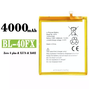 Batterie BL-40FX pour Infinix  Zero 4 plus