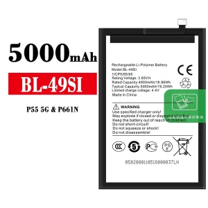 Batterie BL-49SI pour ITEL P55 5G