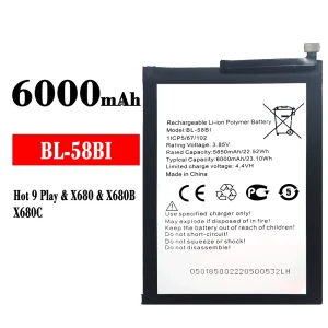 Batterie BL-58BI pour ITEL Hot 9 play