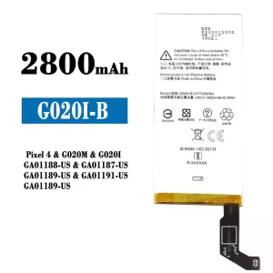 Batterie G020I-B pour Google Pixel 4