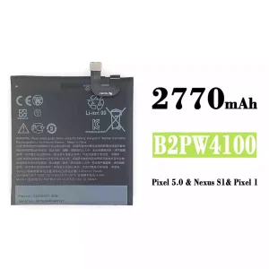 Batterie B2PW4100 pour Google Pixel 5.0 / Nexus S1 / Pixel 1