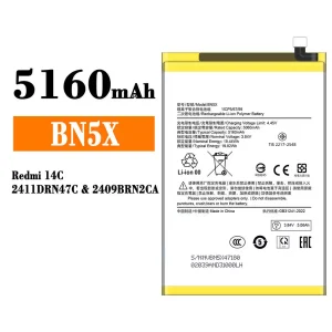 Batterie BN5X pour Xiaomi Redmi 14C