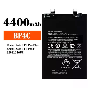 Batterie BP4C pour Xiaomi Redmi Note 11T Pro Plus / Redmi Note 11T Pro+