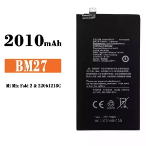 Batterie BM27 pour Xiaomi Mi Mix Fold 2