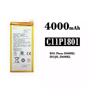 Batterie C11P1801 pour Asus ROG Phone 1 ZS600KL
