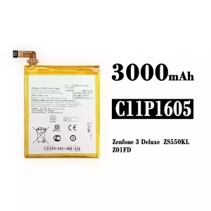 Batterie C11P1605 pour Asus ZenFone 3 Deluxe