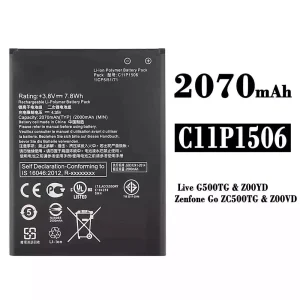 Batterie C11P1506 pour Asus Live G500TG,Zenfone Go ZC500TG