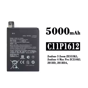Batterie C11P1612 pour Asus Zenfone 3 Zoom ZE553KL / Zenfone 4 Max Pro ZC554KL