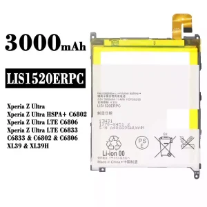 Batterie LIS1520ERPC pour Sony Xperia Z Ultra / Xperia Z Ultra HSPA+ C6802 / Xperia Z Ultra LTE C6806 / Xperia Z Ultra LTE C6833