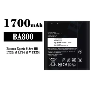 Batterie BA800 pour Sony Ricsson Xperia S Arc HD / LT26i / V LT25i / LT26