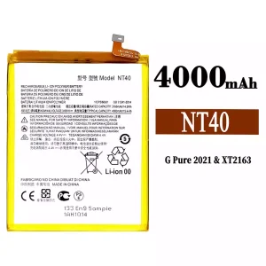 Batterie NT40 pour Motorola G Pure 2021 / E20 / K14