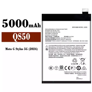 Batterie QS50 pour Motorola Moto G Stylus 5G(2024)