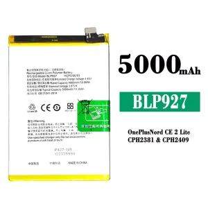 Batterie BLP927 pour OnePlus Nord 2 Lite / OnePlus Nord CE 2 Lite