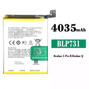 Batterie BLP731 pour OPPO Realme 5 Pro /Realme Q